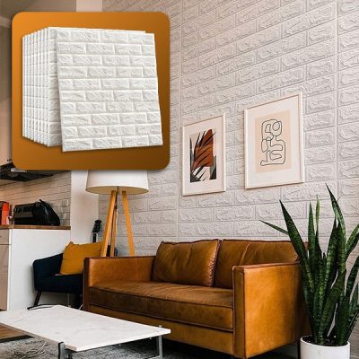 (5 darab) Öntapadós Tégla Tapéta 3D Mintával | BRICKSBY