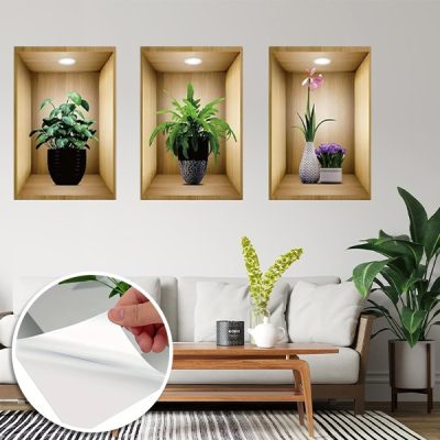 3D falmatrica dekoráció (3db) | VASUART