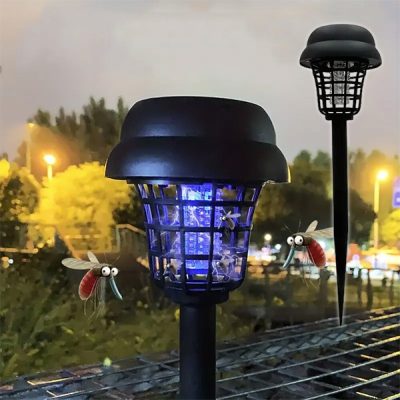 Napelemes szúnyogriasztó lámpa - 2 darabos csomag, UV, 8-12 órás üzemidő | SOLARBUZZ