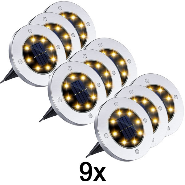 3x Napelemes padlófények kültéri használatra (3db) | LUMIGARD