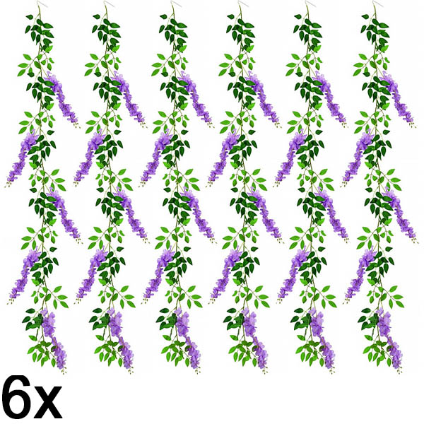 6x Lilaakác műinda  | WISBLOOM