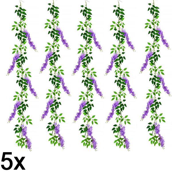 5x Lilaakác műinda  | WISBLOOM