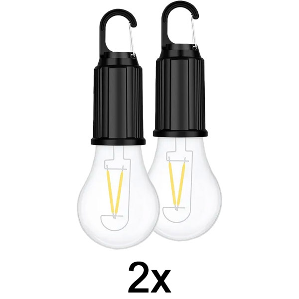 1x Vezeték nélküli újratölthető izzók (2 db-os szett, akár 8 óra) | LUMINKA